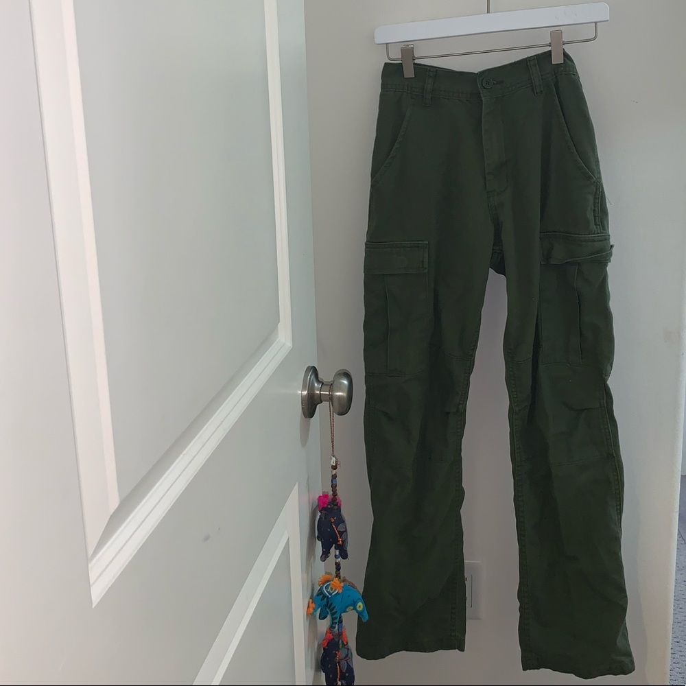 Army green pants from Brandy Melville!